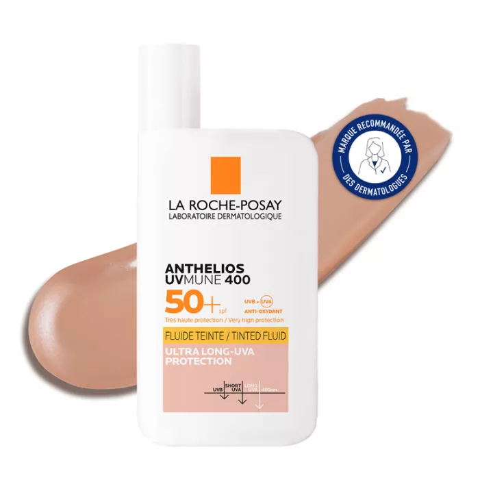 Anthelios UVMUNE 400 50+ fluido com coloração facial