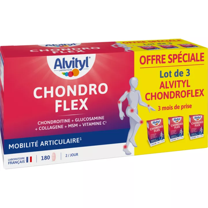 Alvityl Chondro Flex Mobilité Articulaire 3 x 60 comprimés