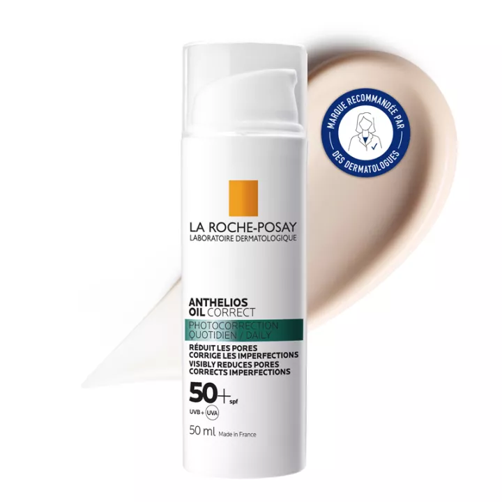 Anthelios Oil Corret Fotocorrecção Diária SPF50+ 50 ml