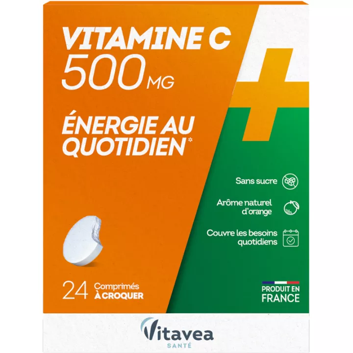 Vitavea Vitamine C 500 mg Dagelijkse Energie 24 tabletten