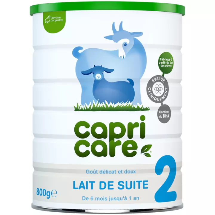 Capricare 2 Lait de Suite Chèvre 6-12 Mois 800 g