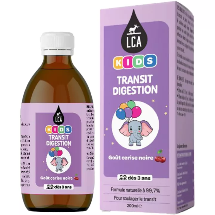 LCA Kids Transit Digestion Goût cerise noire 200 ml