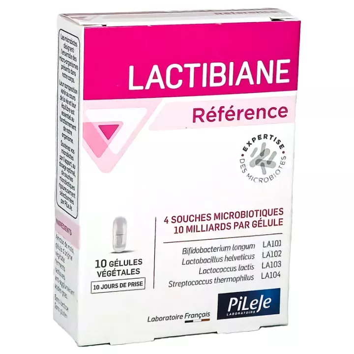 PILEJE LACTIBIANE REFERÊNCIA ácido láctico 596 MG