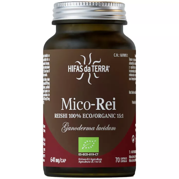 Hifas da Terra Mico-Rei Reish Biologisch 70 Capsules