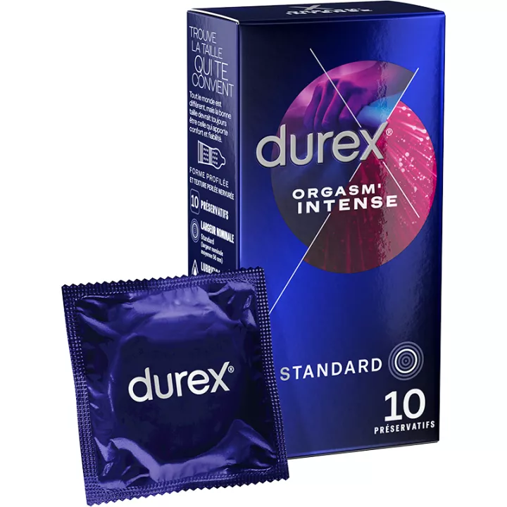 Durex Orgasm'intense 10 Préservatifs