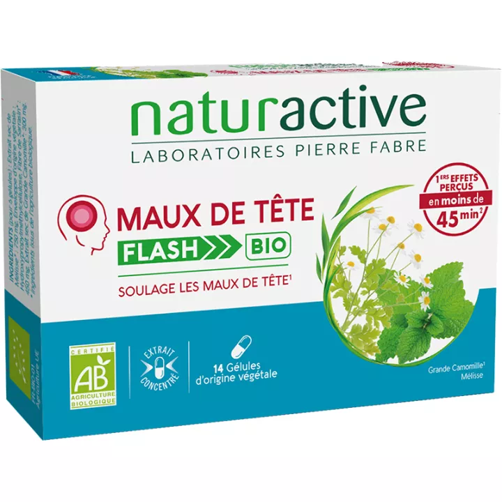 Naturactive Maux de Tête Flash Bio 14 капсул