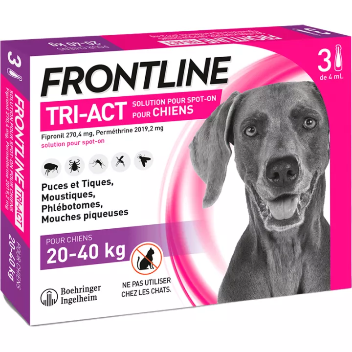 Frontline Tri-Act Cães L 20-40 kg Spot-on