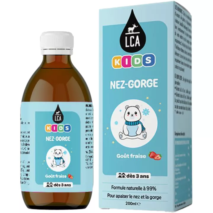 LCA Kids Nez-gorge Goût fraise 200 ml