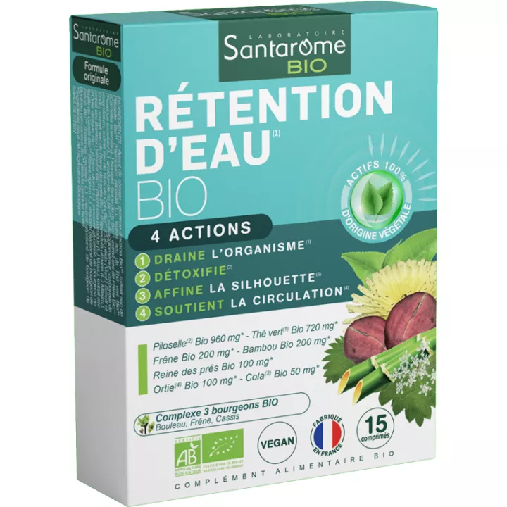 Santarome Rétention d'Eau Bio 15 comprimés