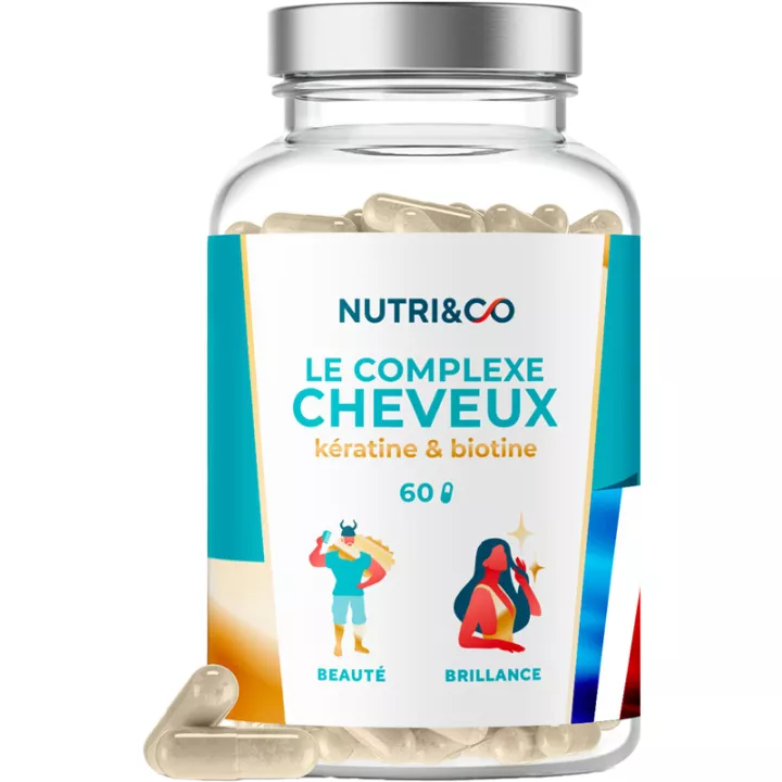 Nutri&Co Le Complexe Bio Cheveux 60 Gélules