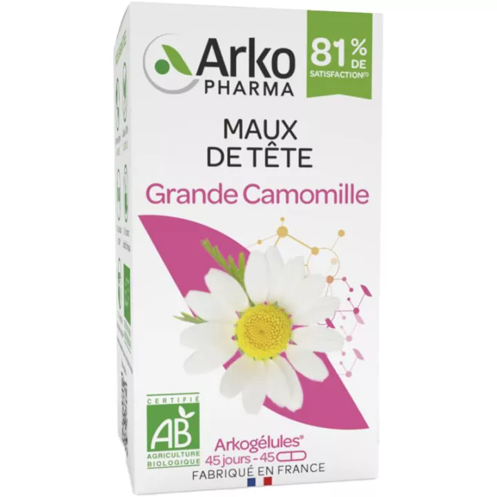 Arkogélules Grande Camomille Bien-Être Prémenstruel Bio 45 capsules