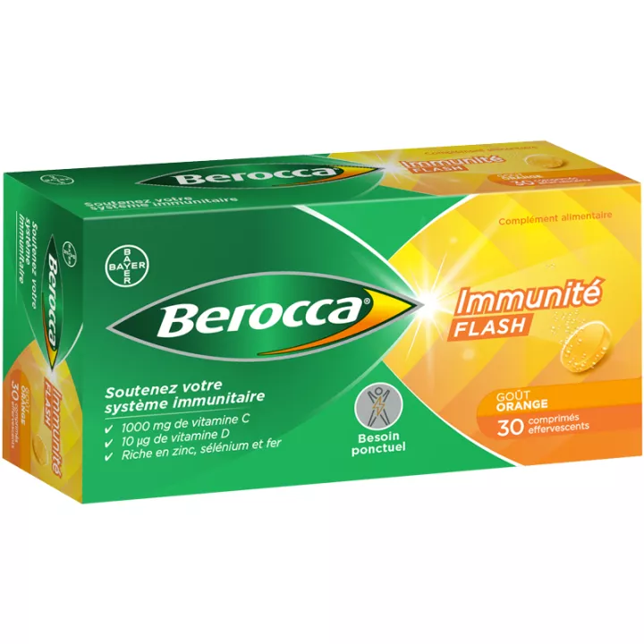 Berocca Immunity Flash 30 comprimidos efervescentes