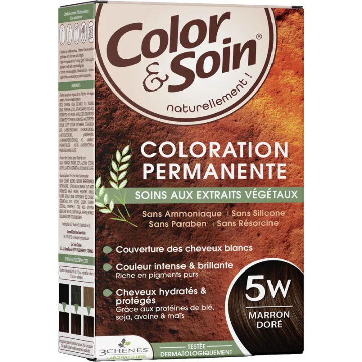 3Chênes Color & Soin Tinte permanente para cabello castaño