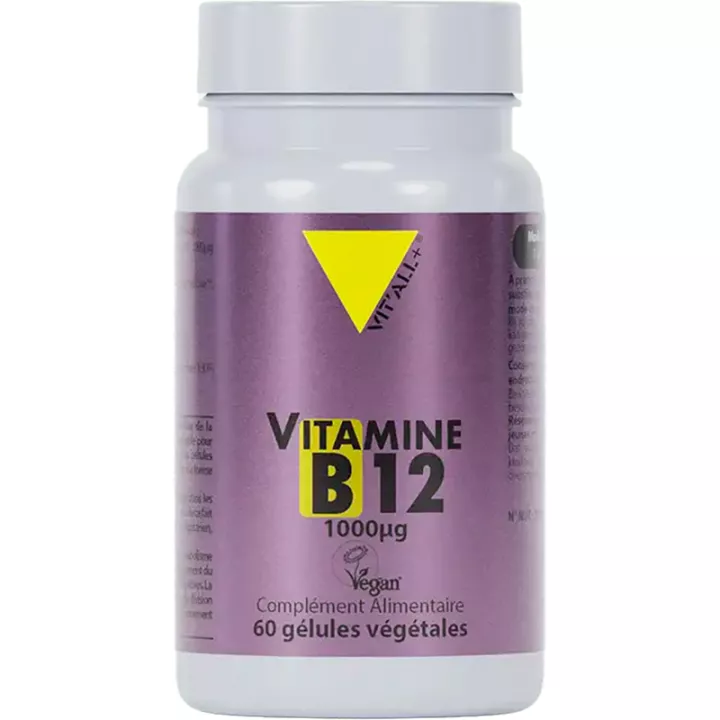 Vitall + B12 Vegan 1000µg 60 gélules végétales