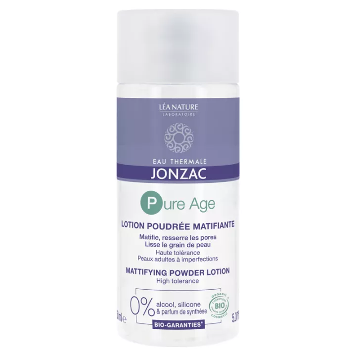 Jonzac Pure Leeftijd matterende Poeder Lotion 150 ml