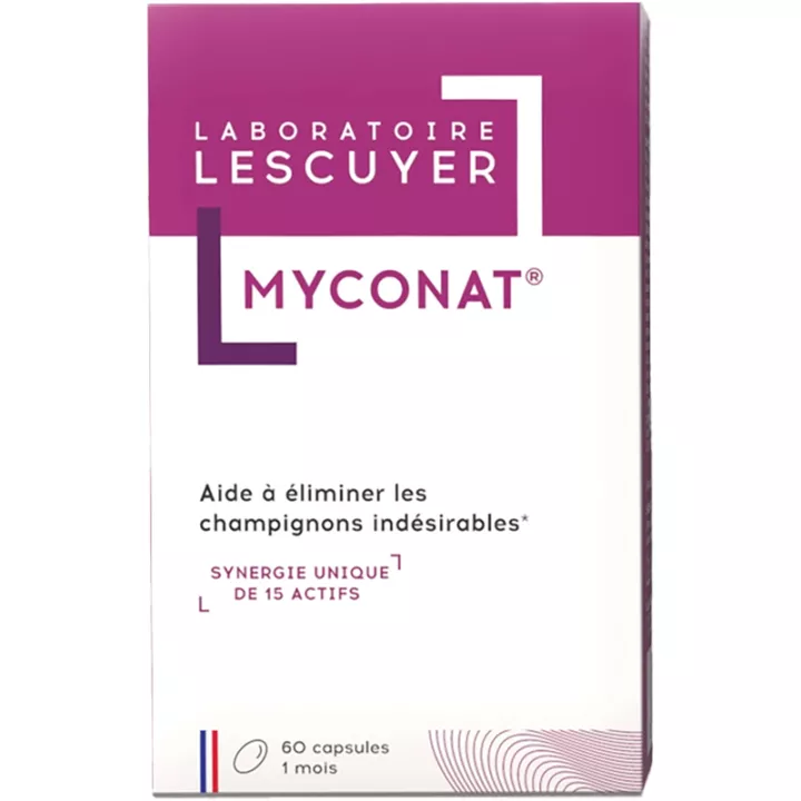 Lescuyer Myconat Mycoses Ongles Mouth Intimate Zone & Intestines 60 capsules 