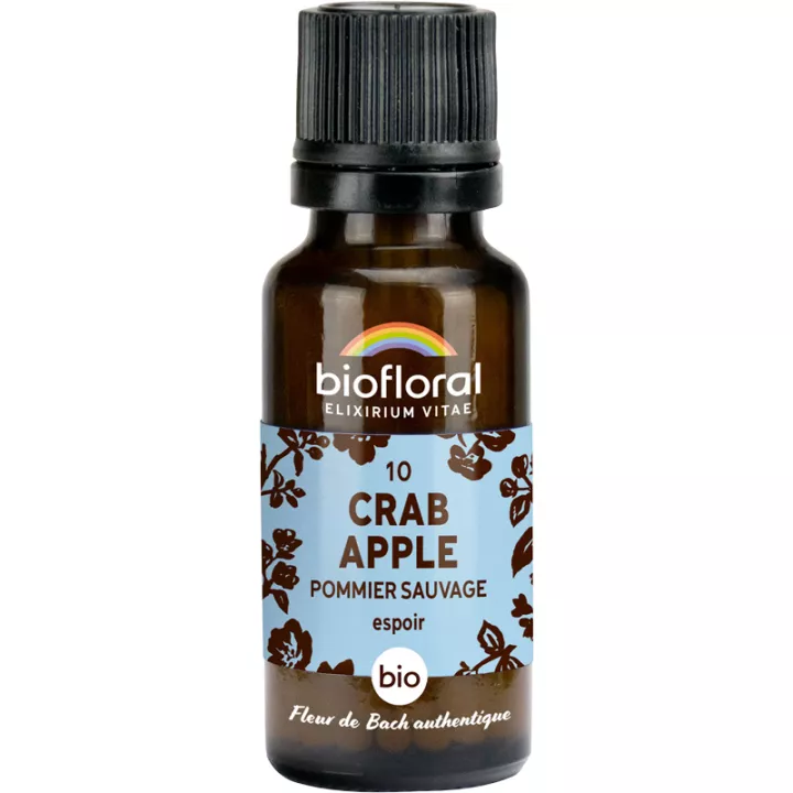 Biofloral Bach Flower Remedies 10 Crab Apple Gránulos sin alcohol