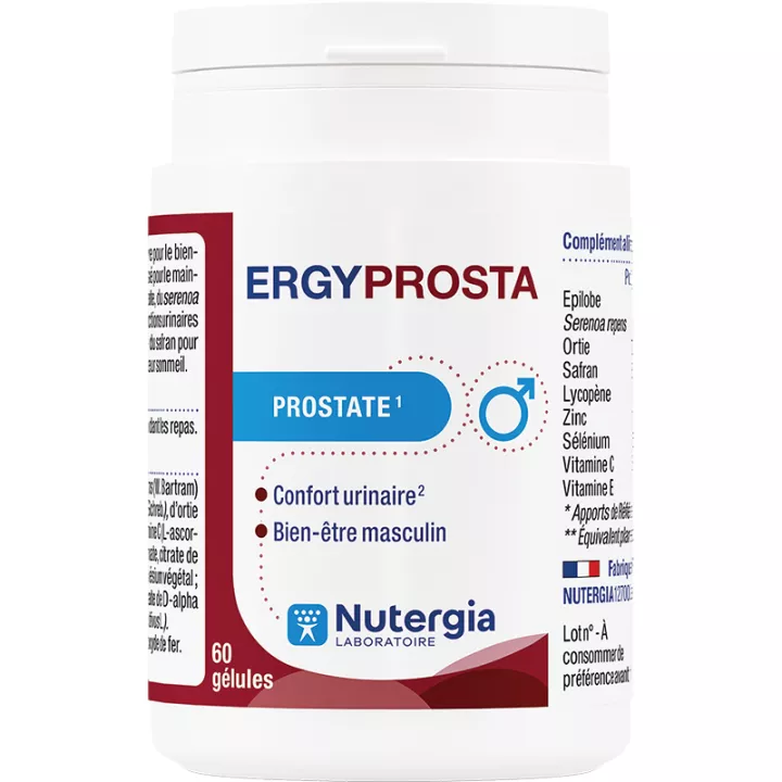 Ergyprosta Nutergia Prostaat 60 capsules