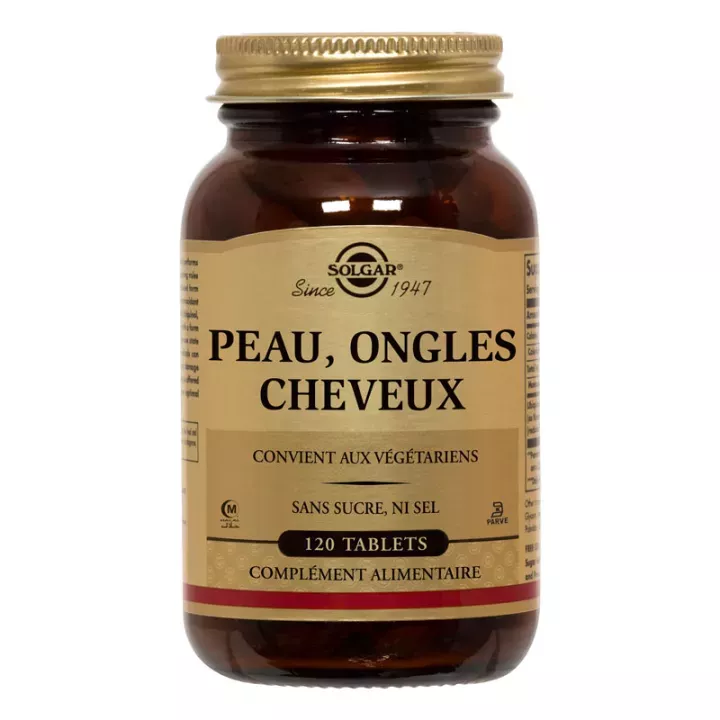  SOLGAR Peau Ongles Cheveux 120 Capsules