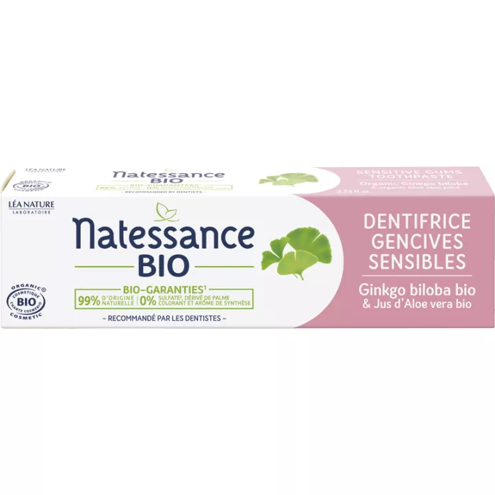 Natessance Dentifrice Gencives Sensibles Bio