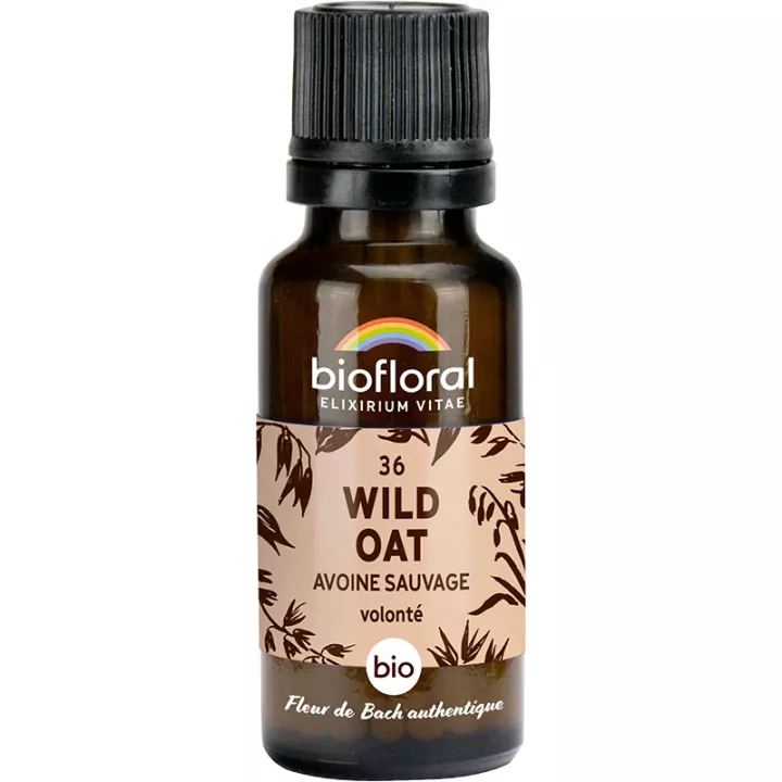 Biofloral Fleurs de Bach 36 Wild Oat Granules sans alcool