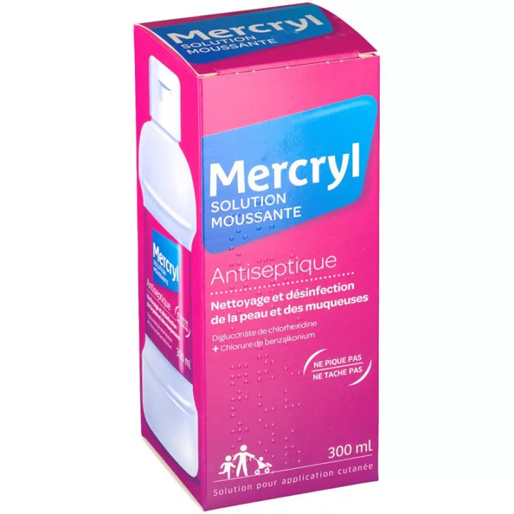 Mercryl Solución Espumosa Frasco 300 ml