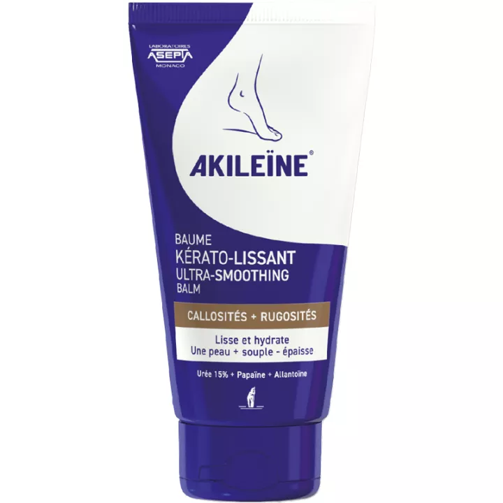 Akileine Bleue Baume Kerato Lissant Pieds Secs 75 ml