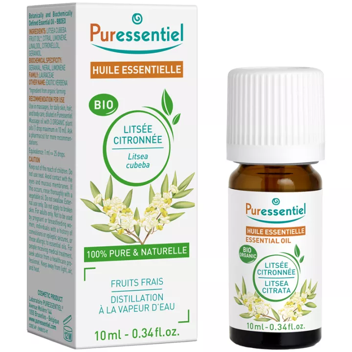 Puressentiel Huile Essentielle Bio Listée Citronnée 10 ml