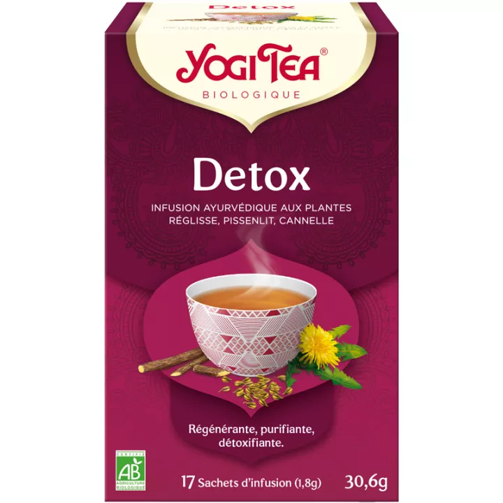 Infusión Detox Yogi Tea 17 bolsitas de té