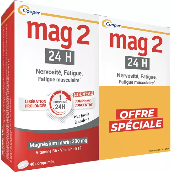 Mag 2 24H Magnesio Marino comprimidos