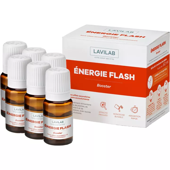 Lavilab Energie Flash Booster NMC'Lab 6 doses de 60 ml