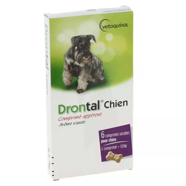 Drontal Chien Vermifuge en comprimés appétants Vetoquinol