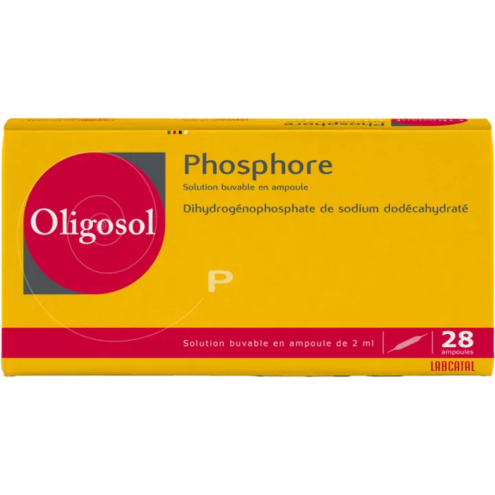 Oligosol Phosphorus P Labcatal 28 ampolas