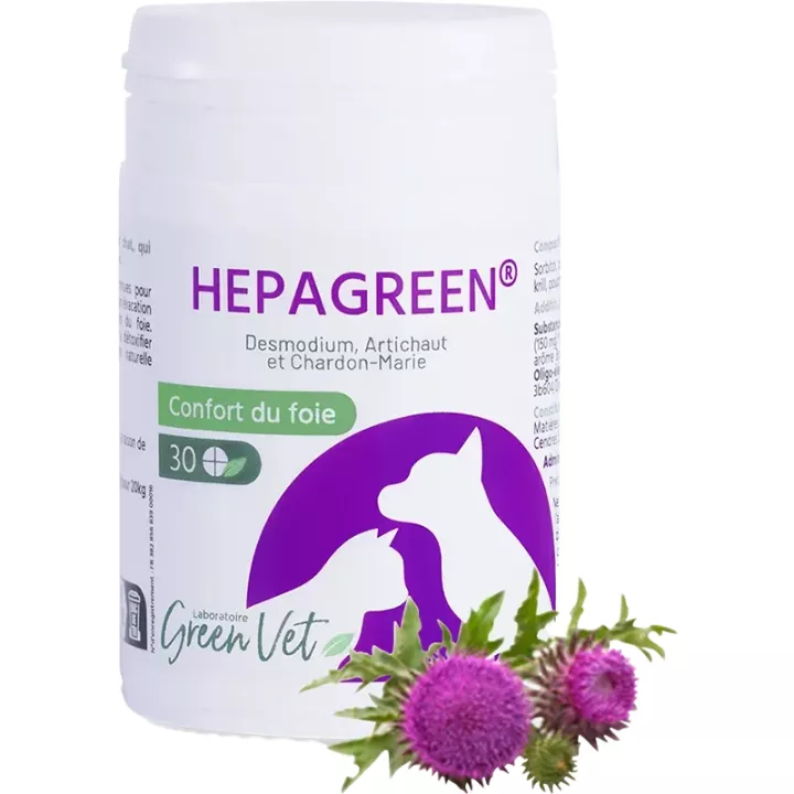 Hepagreen Liver Comfort для собак и кошек 30 таблеток