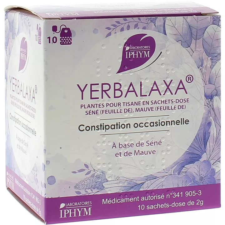 Yerbalaxa Kräutertee 10 Beutel, Verdauung, Transit Iphym