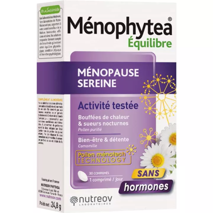 Nutreov Menophytea Gleichgewicht Heitere Menopause 30 Tabletten