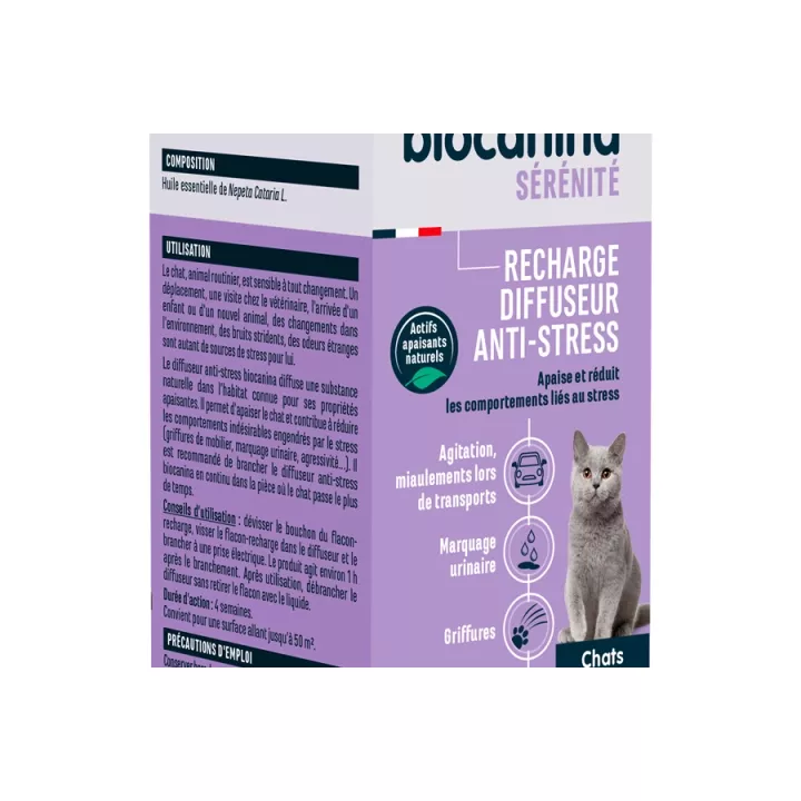 Biocanina Sérénité Diffuseur Anti Stress Chat + Recharge 45 ml