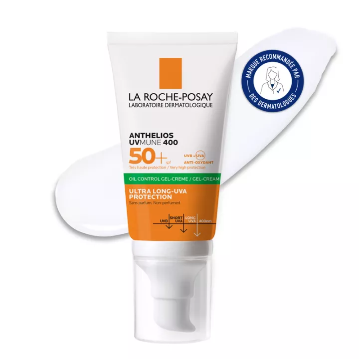 Anthelios UVMune 400 Oil Control Cream-Gel SPF50+ Fragrance-free 50 ml