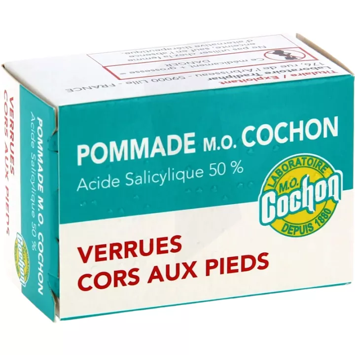 Pommade M.O. COCHON Verrues, Cors aux pieds, Durillons 10G