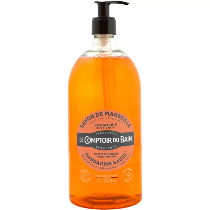 Le Comptoir du Bain Marseille Soap Extra-Mild Mandarin Sage