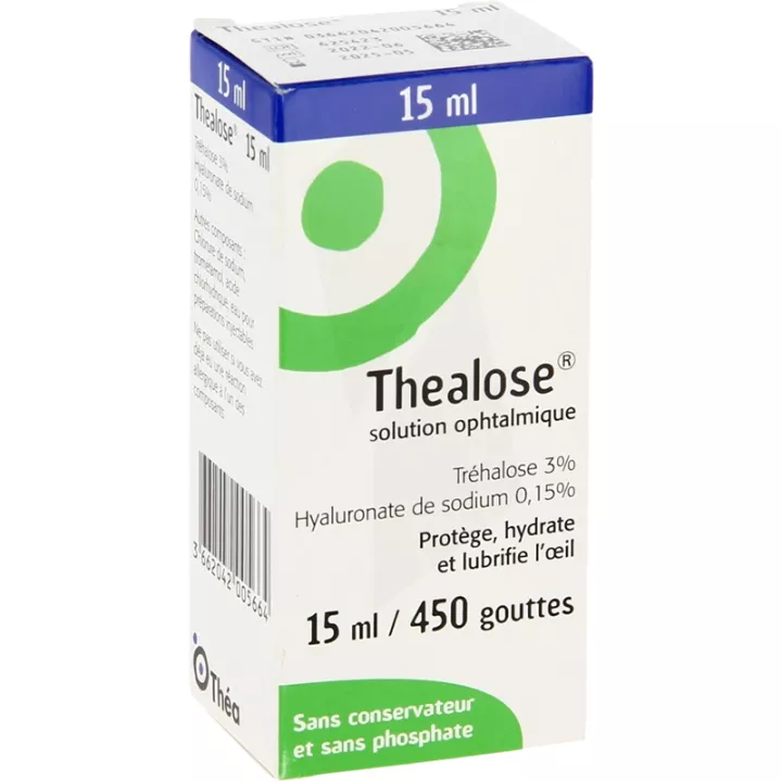 Thealose Augenlösung mittelschweres bis schweres trockenes Auge 15 ml