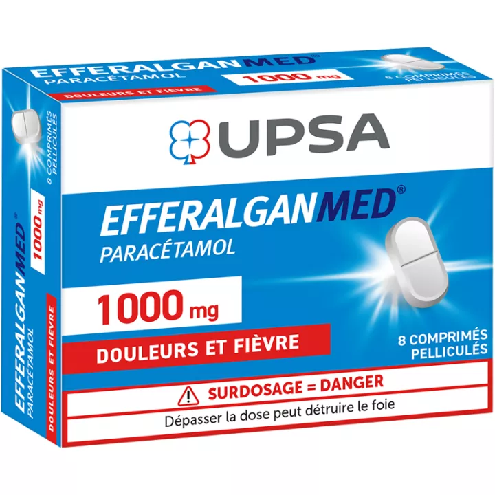 Efferalgan 1 g film-coated tablets