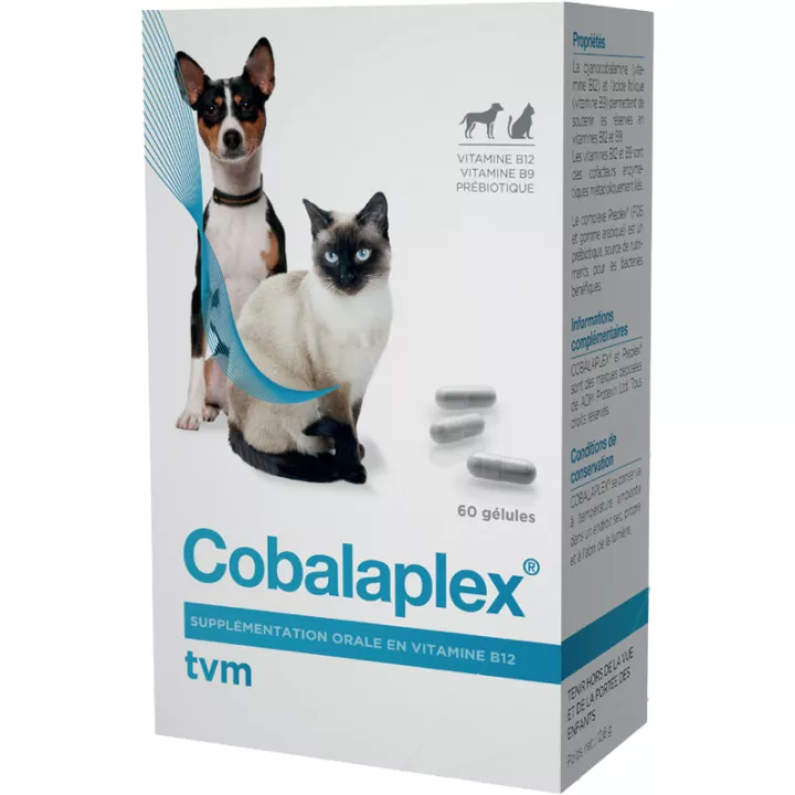 Cobalaplex Vitamine B9 B12 per cani e gatti 60 capsule