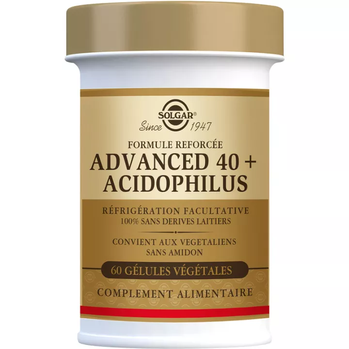 Solgar Advanced 40+ Acidophilus 60 вегетарианских капсул