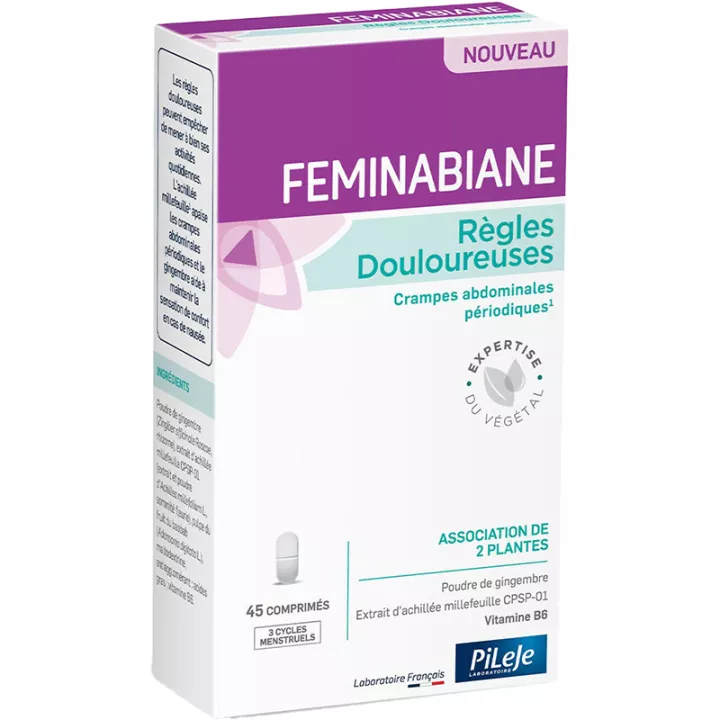 Pileje Feminabiane Schmerzhafte Periode Krämpfe 45 Tabletten