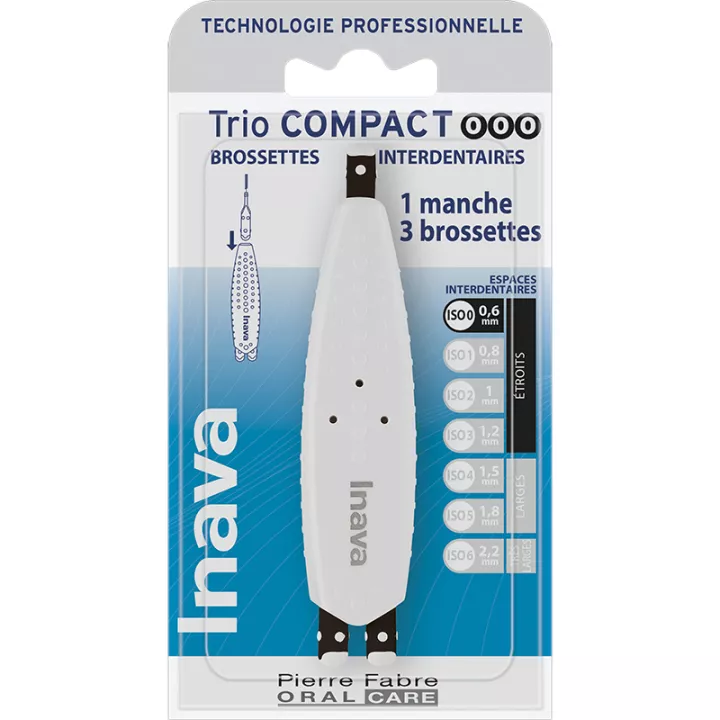 Escovas interdentais Inava Trio Compact