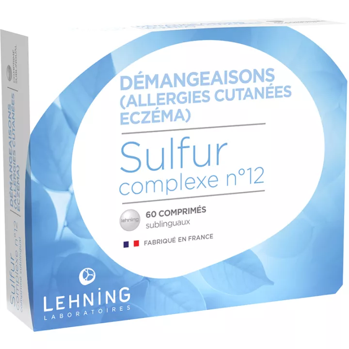 Lehning 12 Sulfur eczéma complexe homéopathique