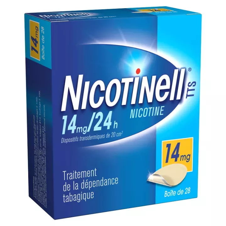 Nicotinepleisters Nicotinell 14mg 7 24H