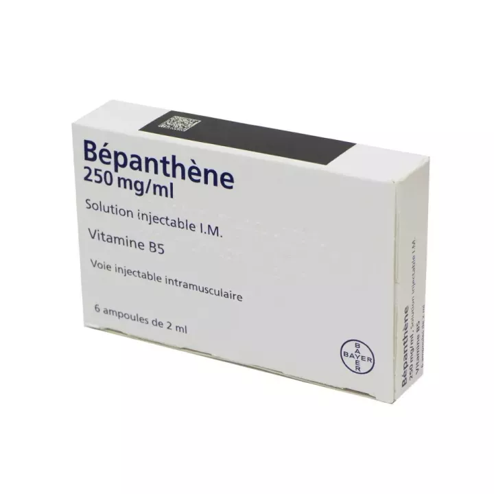 Bepanthène 250 mg/ml 6 ampoules injectables