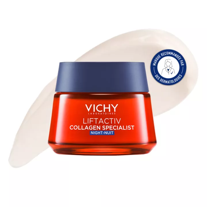 Vichy Liftactiv Collagen Specialist Nuit Crème Anti-Âge 50 ml